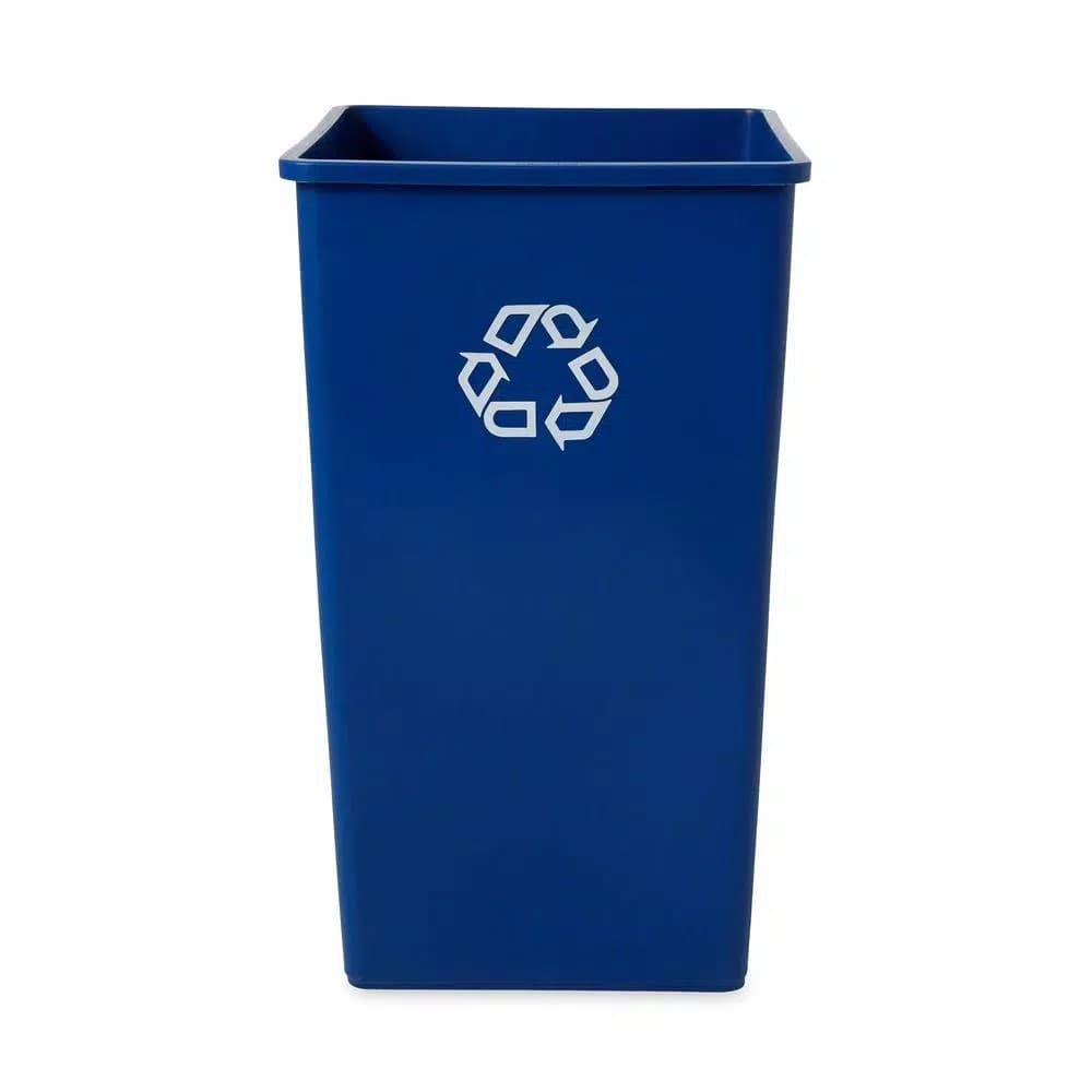 Rubbermaid Commercial Products Rubbermaid Commercial 50 Gal. Blue Square Recycling Container