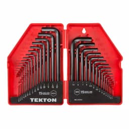 TEKTON 30-Piece Hex Key Wrench Set, 0.028-3/8 in. and 0.7-10 mm SAE/Metric thumbnail 1