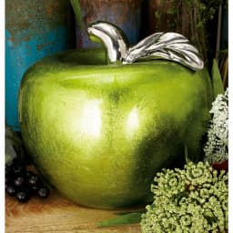 LITTON LANE Modern Reflections 11 x 9 in. Emerald Green Ceramic Decorative Apple Sculpture thumbnail 1