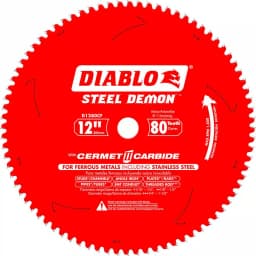 Diablo Steel Demon Cermet II 12 in. 80-Tooth Carbide Metal Cutting Saw Blade for Stainless Steel thumbnail 1