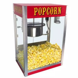 Paragon Theater Pop 8 oz. Red Stainless Steel Countertop Popcorn Machine thumbnail 3