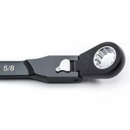 Husky 6-Piece SAE Flex-Head Ratcheting Wrench Set, 100-Position Locking thumbnail 7