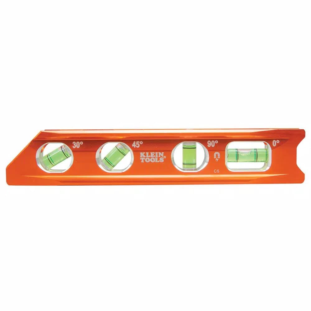 Klein Tools 8 in. Aluminum Torpedo Billet Level with Rare Earth Magnets