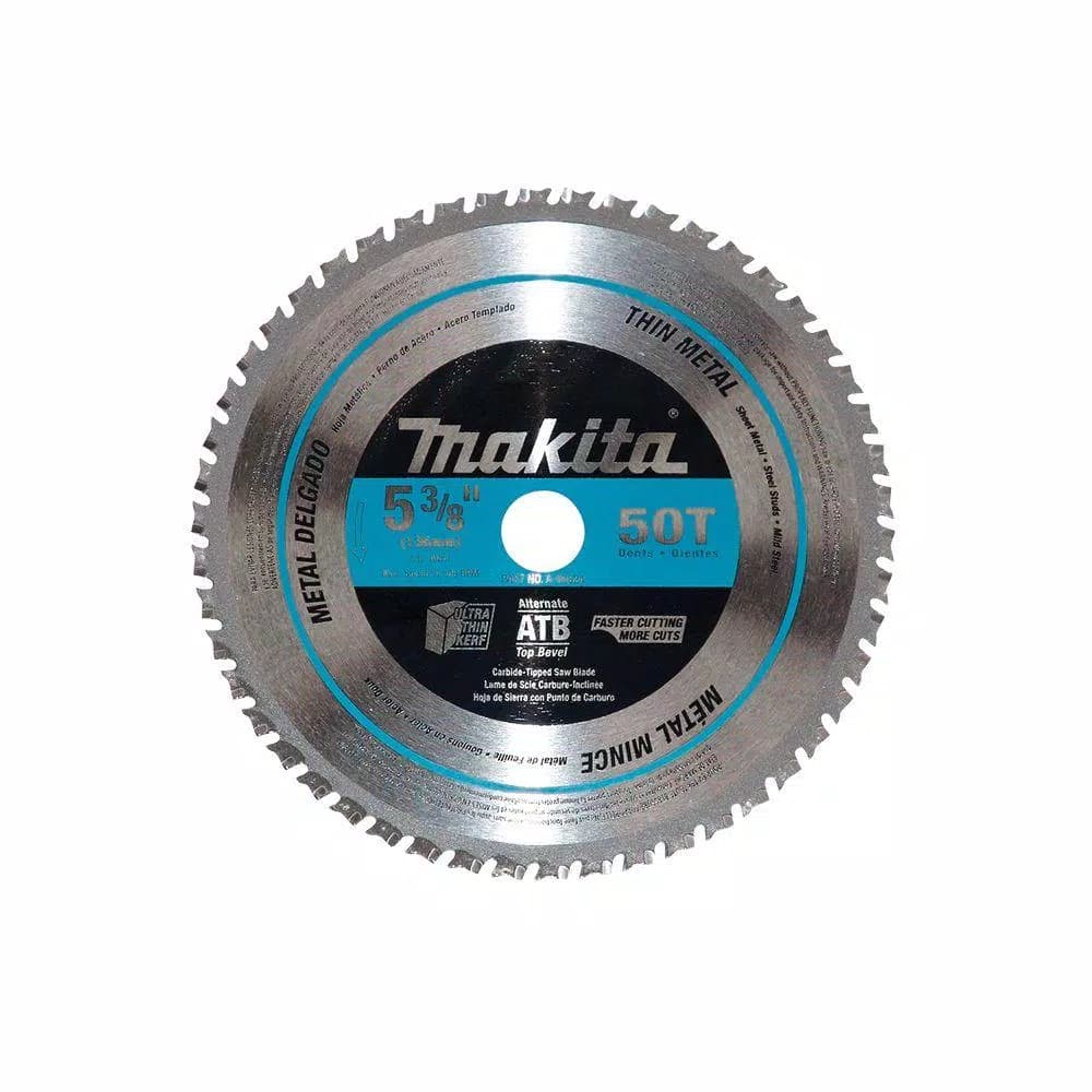 Makita 5-3/8 in. 50-Teeth Carbide-Tipped Metal Cutting Saw Blade for Ferrous Metals