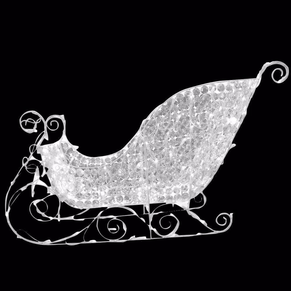 National Tree Company 60 in. Santa's Sleigh Holiday Decoration with 210 LED Lights