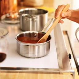 Classic Cuisine 1.5 Qt. Stainless Steel Double Boiler Saucepan Set with Tempered Glass Lid thumbnail 6
