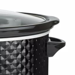 Brentwood Appliances 7 Qt. Black Slow Cooker with Removable Ceramic Pot and Tempered Glass Lid thumbnail 3