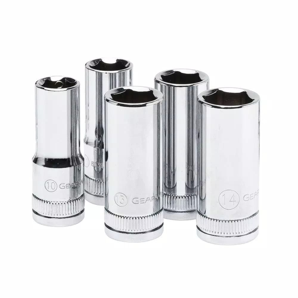 GearWrench 14-Piece 3/8 in. 6-Point Mid-Length Metric Socket Set