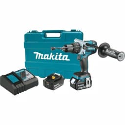 Makita 18V LXT Brushless 1/2 in. Cordless Hammer Drill Kit with (2) 5.0 Ah Batteries, Charger, and Hard Case thumbnail 1