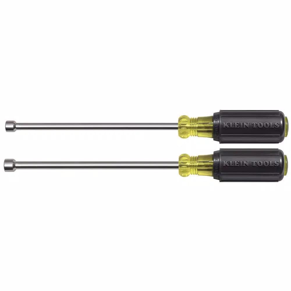 Klein Tools Magnetic Nut Driver Set, 6 in. Shaft (2-Piece)