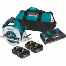 Makita 18V X2 LXT Brushless 7-1/4" Circular Saw Kit with 4 5.0Ah Batteries and Charger thumbnail 1
