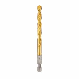 Milwaukee SHOCKWAVE 1/4 in. Titanium Twist Drill Bit with Red Helix thumbnail 5