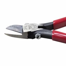 Klein Tools 7.65 in. Plastic Cutting Pliers with Red Dipped Handles thumbnail 4