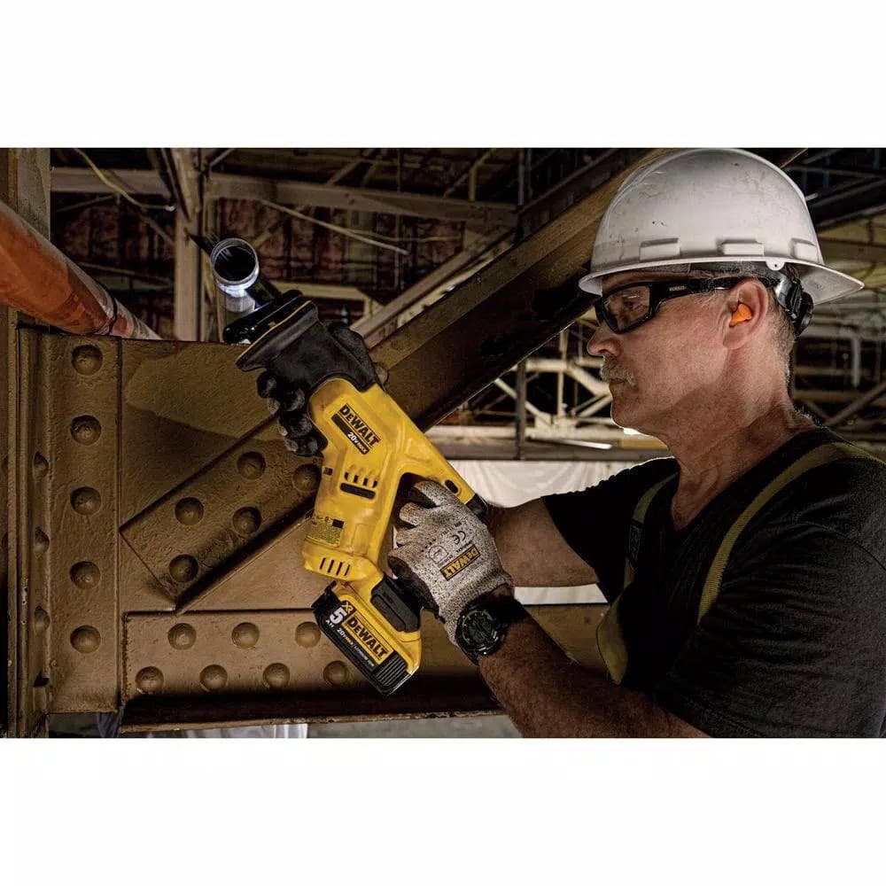 DEWALT 20V MAX Cordless Compact Reciprocating Saw Kit with 2.0Ah Battery and Charger