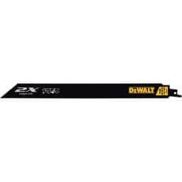 DEWALT 12 in. 2X Premium Metal Cutting Reciprocating Saw Blades, 14 TPI, 5-Pack thumbnail 4