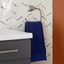 Delta Everly 3-Piece Brushed Nickel Bath Hardware Set with 24 in. Towel Bar thumbnail 4