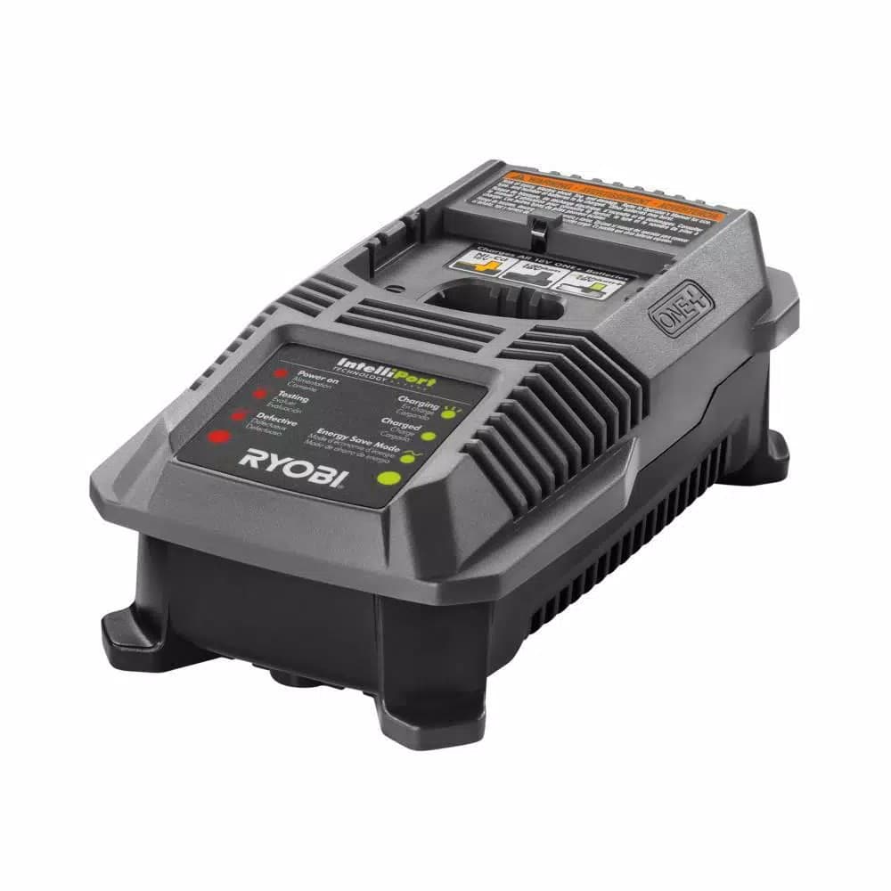RYOBI 18V ONE+ 2.0 Ah Lithium-Ion Battery and Dual Chemistry IntelliPort Charger Kit