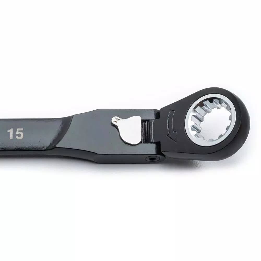 Husky 6-Piece Metric 100-Position Flex-Head Ratcheting Wrench Set