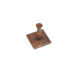 Premier Copper Products Hand Hammered Copper Single Robe Hook, Oil Rubbed Bronze thumbnail 1