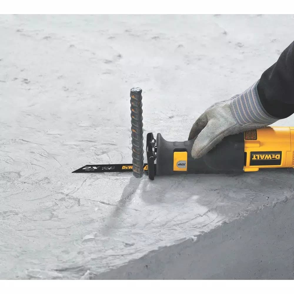 DEWALT 12 in. 2X Premium Metal Cutting Reciprocating Saw Blades, 14 TPI, 5-Pack