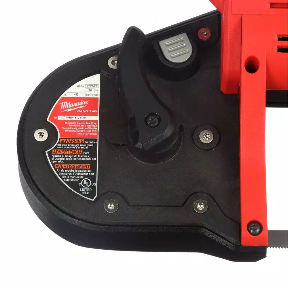 Milwaukee M18 18V Lithium-Ion Cordless Band Saw Kit with Two 3.0 Ah Batteries, Charger, and Hard Case
