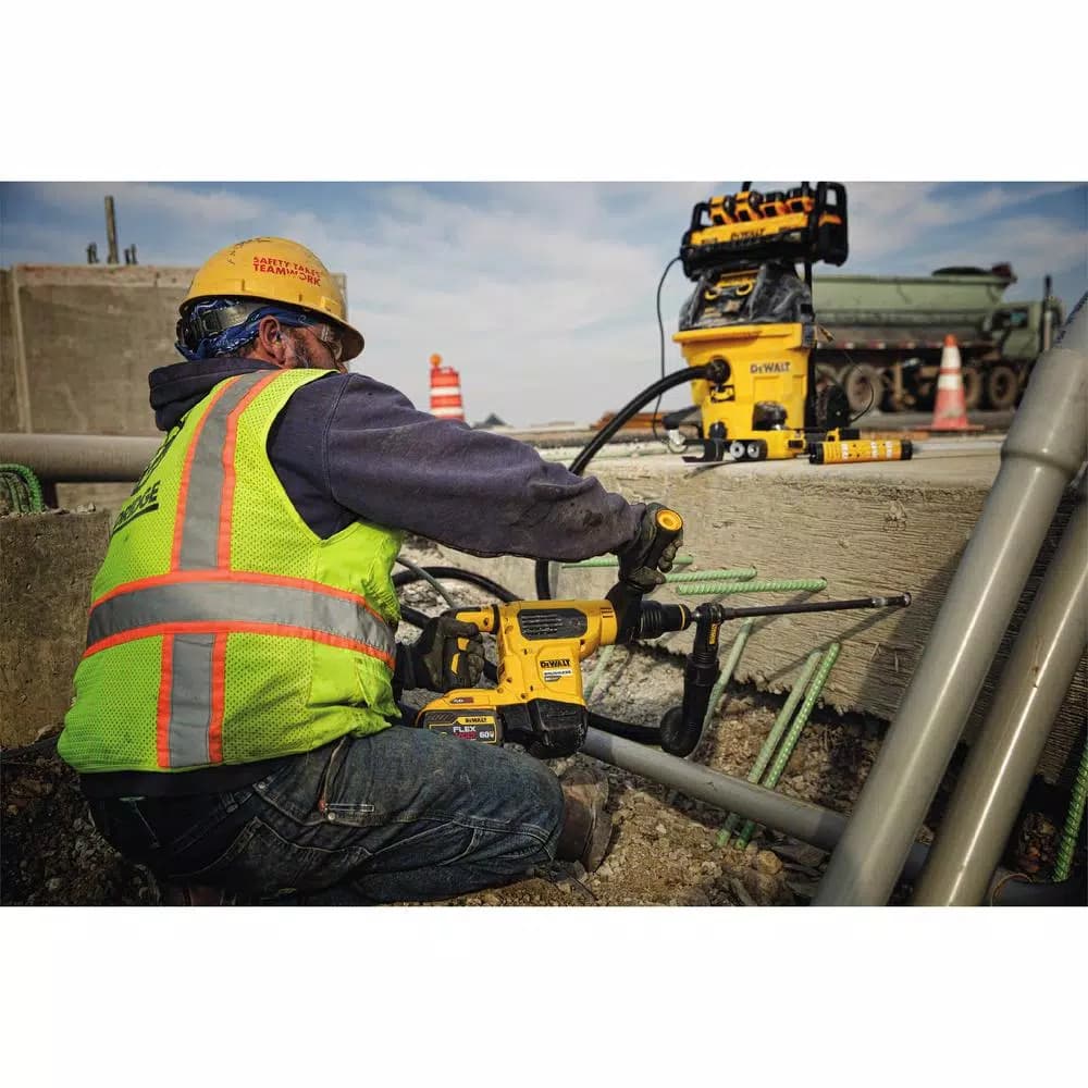 DEWALT DCH481X2 60V MAX FLEXVOLT SDS-Max Rotary Hammer Kit with (2) 9.0Ah Batteries