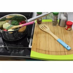 BergHOFF 10-Piece Bamboo Utensil and Stainless Steel Measuring Cup Set thumbnail 4