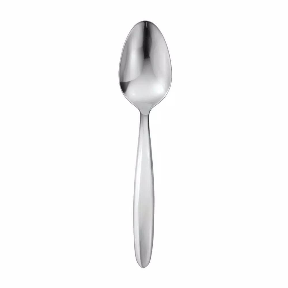 Oneida Glissade 18/0 Stainless Steel Oval Bowl Soup and Dessert Spoons, Set of 12