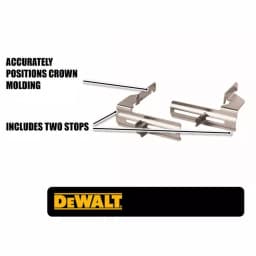 DEWALT Miter Saw Crown Stops - Set of 2 Steel Accessories thumbnail 2