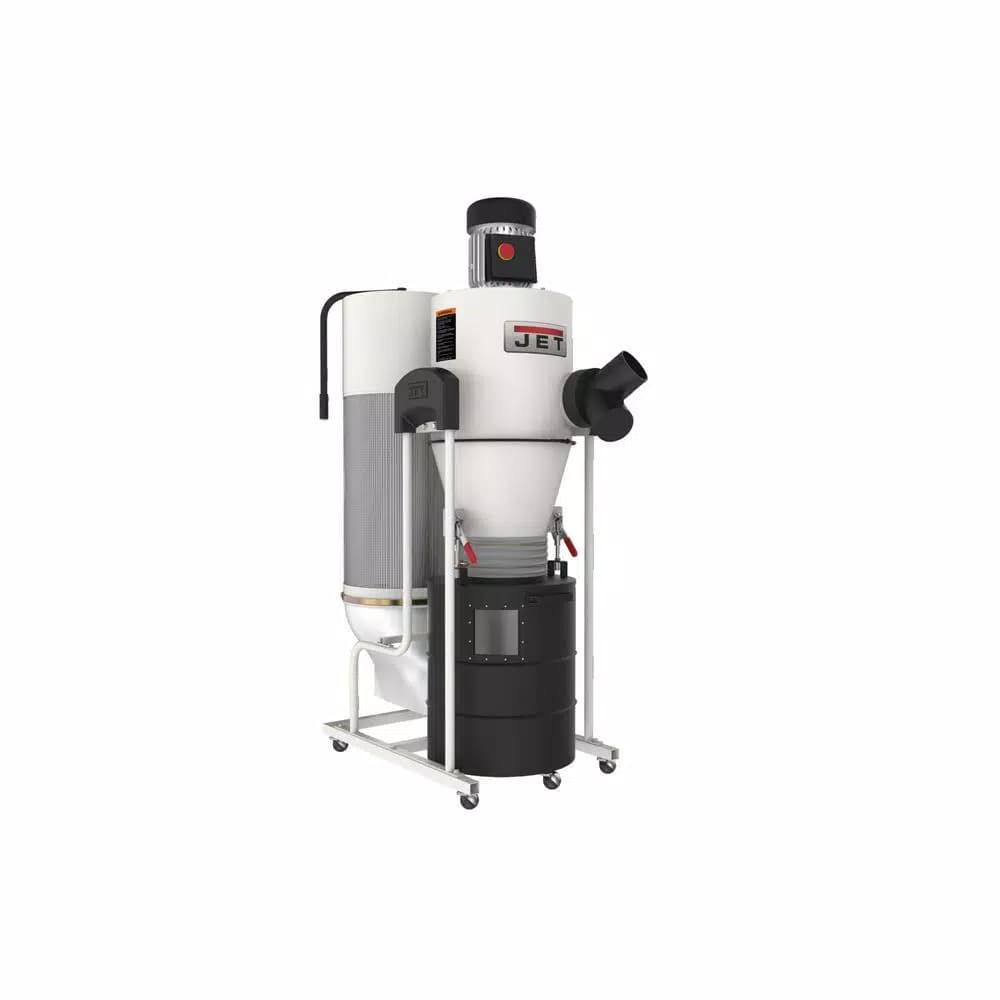 JET JCDC-1.5 1.5HP 115V Cyclone Dust Collector with 20 Gallon Drum