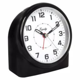Equity by La Crosse Large 4.72 in. Black Analog Alarm Table Clock with Night Vision Technology thumbnail 5