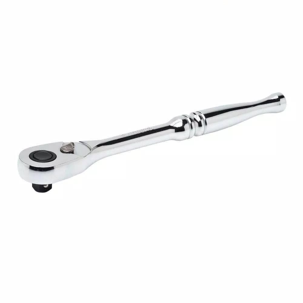 Husky 3/8 in. 72-Tooth Full Polish Ratchet, Low Profile