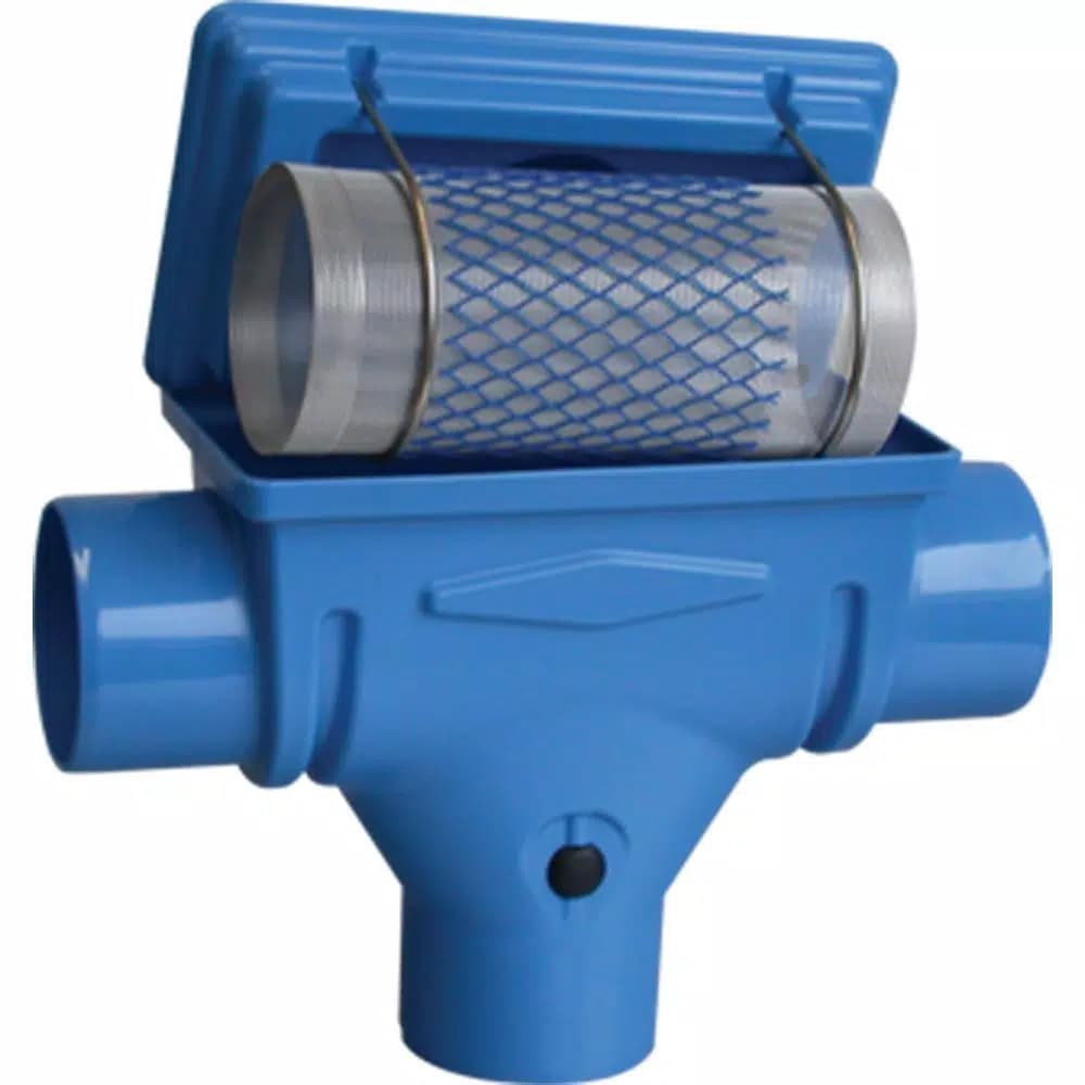 Unbranded 3P Technik 4 in. Compact Rainwater Harvesting Filter, HDPE Food Grade, UV Resistant
