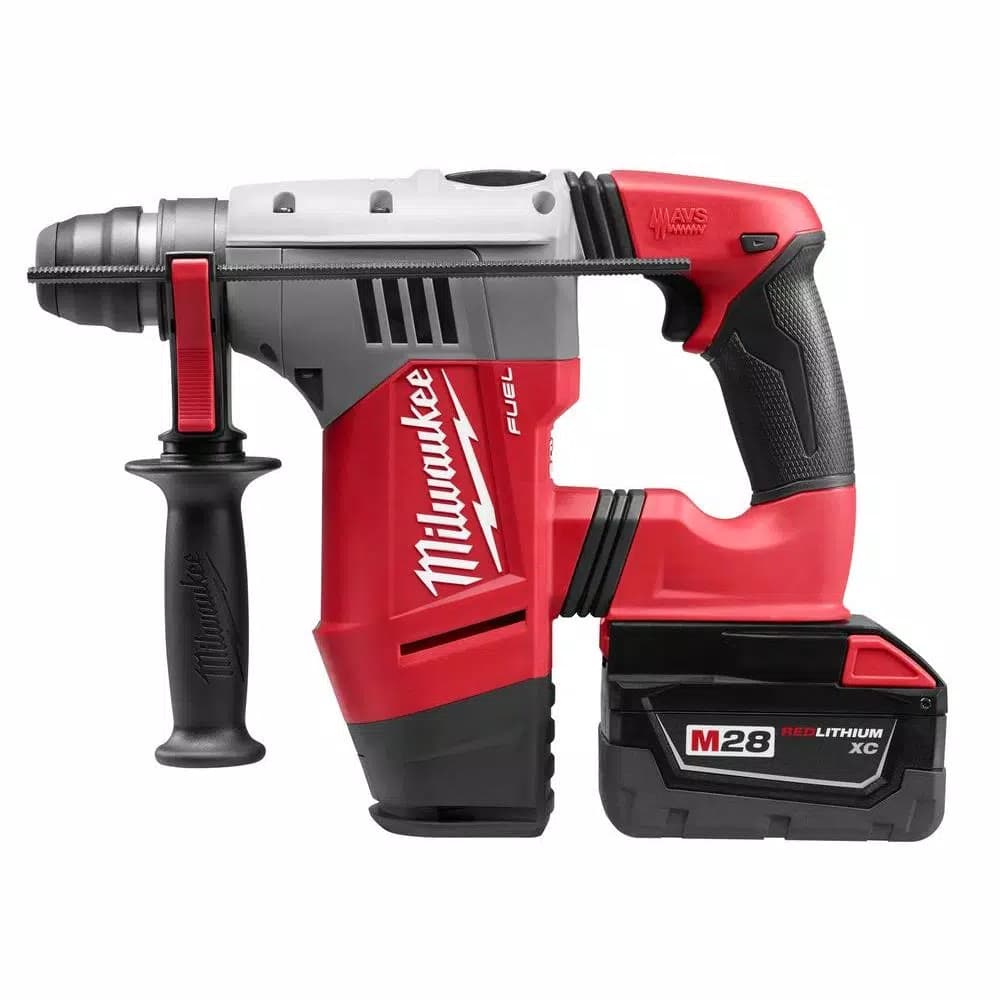 Milwaukee M28 FUEL 28V SDS Plus 1-1/8 in. Rotary Hammer with HAMMERVAC Dust Extractor Kit