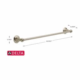 Delta Porter 24 in. Towel Bar, Brushed Nickel thumbnail 6
