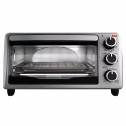 BLACK+DECKER 4-Slice Stainless Steel Toaster Oven with EvenToast Technology thumbnail 1