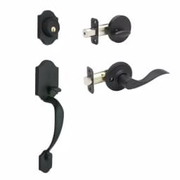 Copper Creek Heritage Black Handleset with Waverlie Lever Trim thumbnail 1