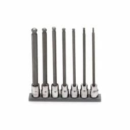 Husky 7-Piece Metric Long Ball End Hex Bit Socket Set, 3/8 in. Drive thumbnail 1