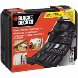 BLACK+DECKER 129-Piece Drilling and Driving Complete Home Essentials Set thumbnail 2
