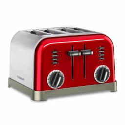 Cuisinart CPT-180MR Metal Classic 4-Slice Wide Slot Toaster, Metallic Red thumbnail 2