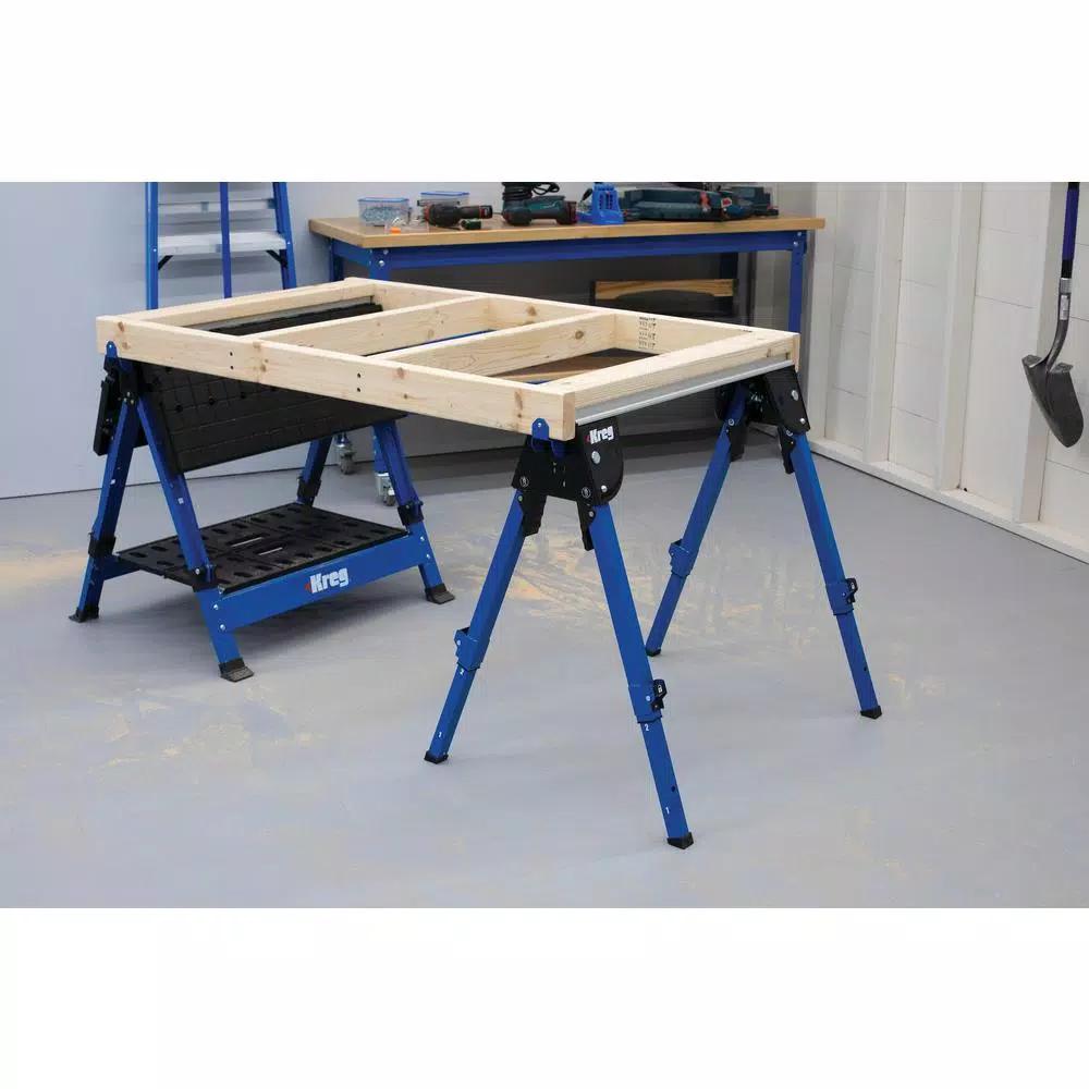 Unbranded Kreg Track Horse Multi-Use Work Station and Sawhorse