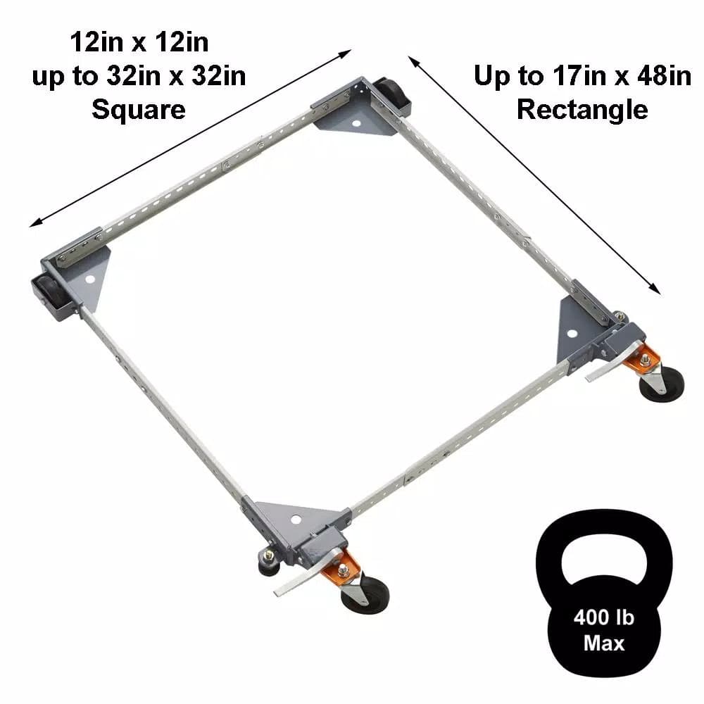 BORA PORTAMATE PM-1000 Universal Mobile Base, Adjustable Tool Stand for Power Tools up to 400 lbs