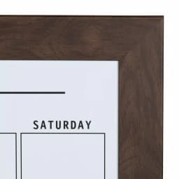 DesignOvation Beatrice Framed Magnetic Dry Erase Monthly Calendar Memo Board with Magnets and Marker thumbnail 3