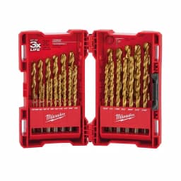 Milwaukee Thunderbolt Titanium Coated Twist Drill Bit Set, 29-Piece thumbnail 1