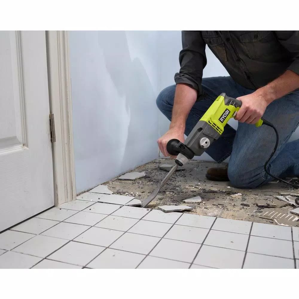 RYOBI 6.5 Amp SDS+ Rotary Hammer Drill, Corded with Tri-Mode Selector