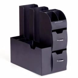 Mind Reader All-in-One Black K-Cup Storage Organizer and Napkin Holder thumbnail 1