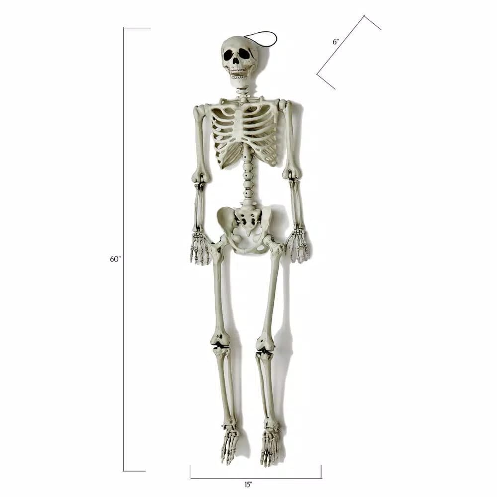 Worth Imports 60 in. Life Size Hanging Skeleton Halloween Decor