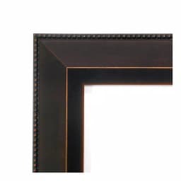 Amanti Art Signore 32.5 in. W x 26.5 in. H Framed Rectangular Bathroom Vanity Mirror, Bronze thumbnail 2