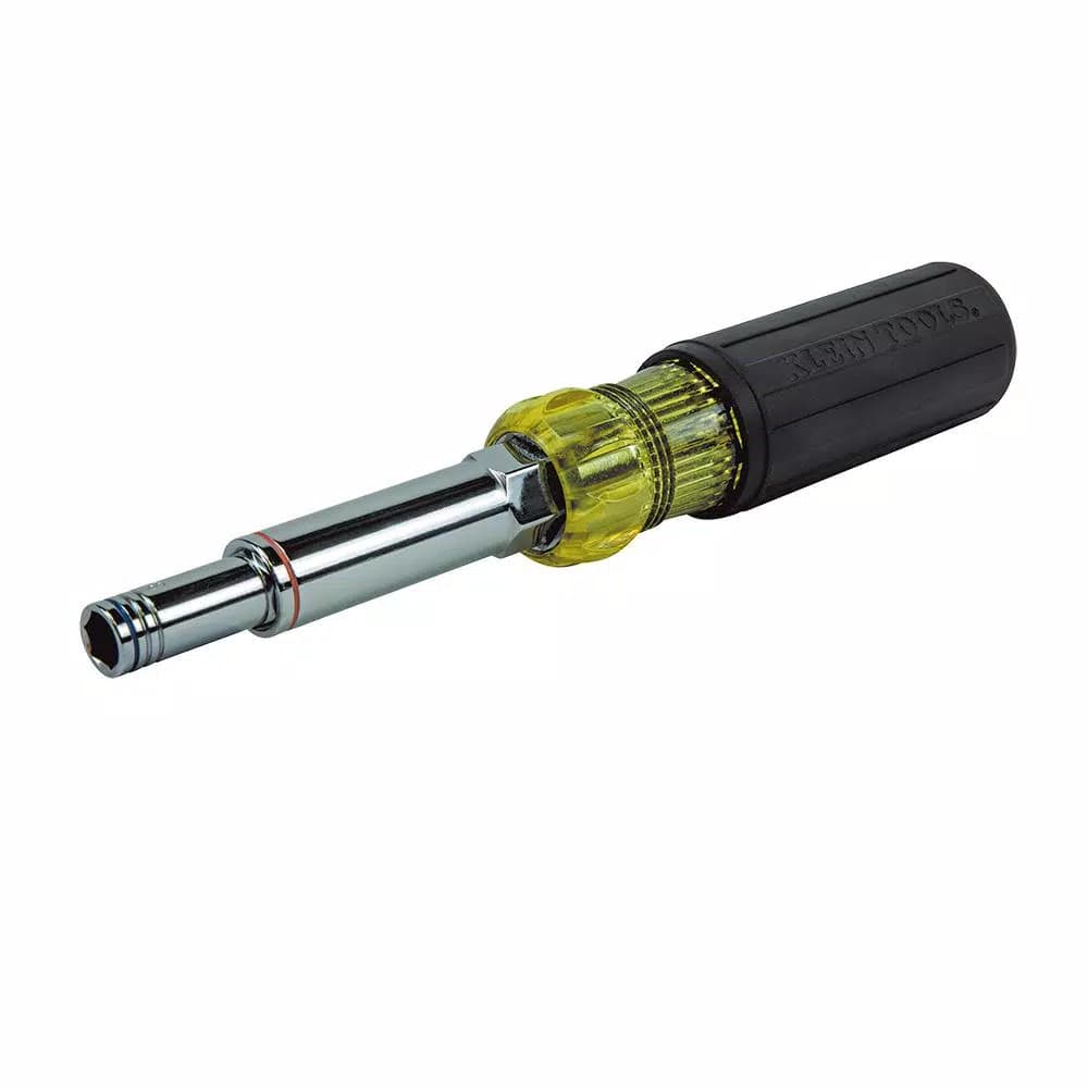 Klein Tools 6-in-1 Multi-Nut Driver with Interchangeable Hex Bits