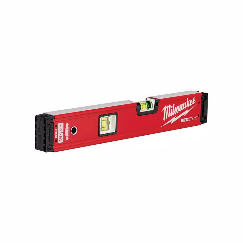 Milwaukee REDSTICK Box Level Set, 16 in. and 48 in.